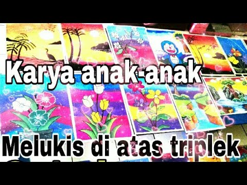  CARA  MELUKIS  dengan  cat  air  Sekali mencoba langsung bisa 