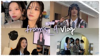 [9_log] fromis_9 Vlog - ELLE 비하인드 🫶 바쁘다 바빠 사진 촬영 📸