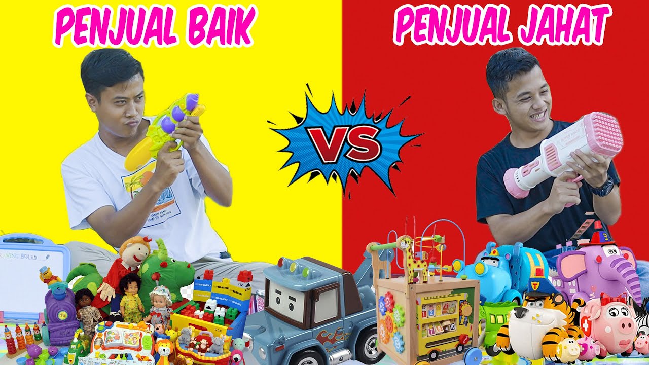 Drama | Penjual Mainan baik dan jahat | kaya vs miskin