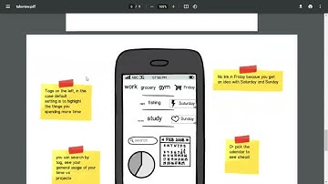 Prototype mocks of a system to help the user with tracking projects #HCI