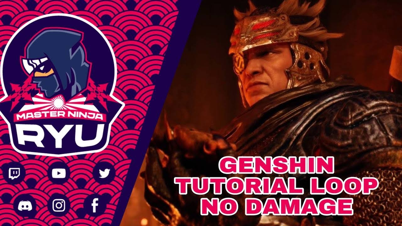 NINJA GAIDEN 2 Black - Genshin Tutorial: Izuna Drop loop - Lunar Staff - No Damage - Master Ninja