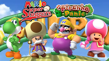 Super Mario Sluggers Piranha Panic (Yoshi Gameplay)