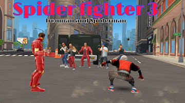 Spider fighter 3 Android iOS gameplay part 2 | Ironman and Spiderman