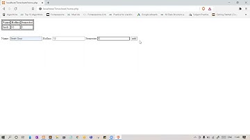 How to add a row into a table using java script