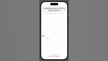 Animating airplane to Follow Path in SwiftUI