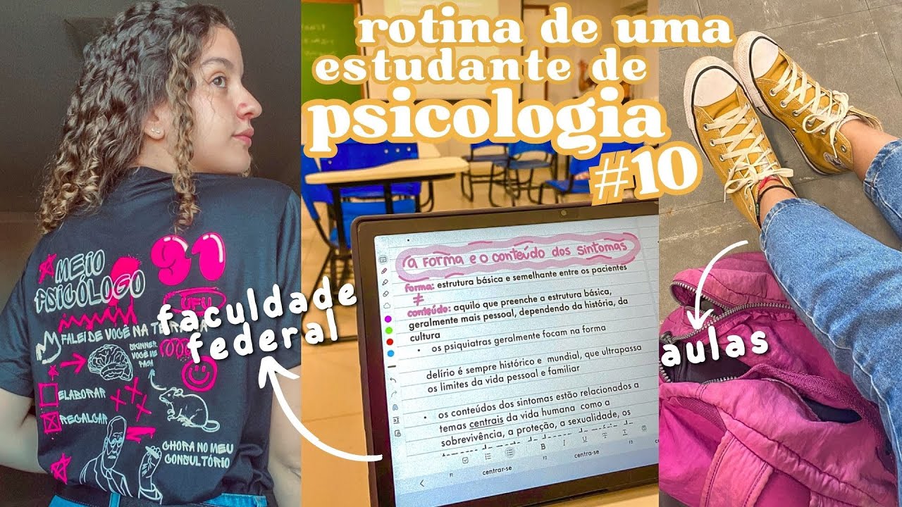 rotina de uma estudante de psicologia #10 | faculdade federal, aulas ...