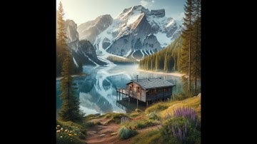 Mozart - K. 499 - String Quartet No. 20 in D major, "Hoffmeister" (1786) with  beautiful landscapes