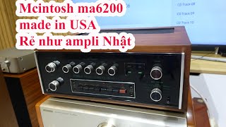 sốc toàn tập ampli Mcintosh khủng mà giá chỉ ngang ampli Nhật-Test Mcintosh ma6200