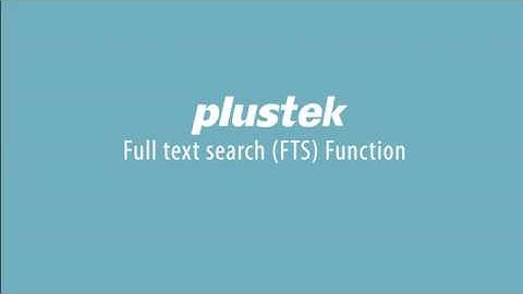 DocAction II- Full Text Search Function (FTS)