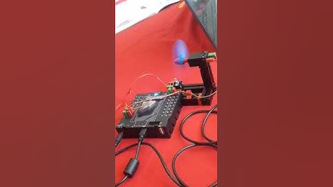 Projeto com sensor de temperatura da FischerTechnik