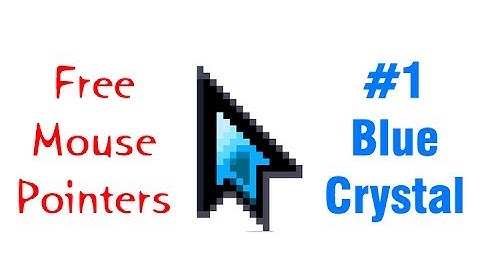 Free mouse pointer - #1 Blue Crystal