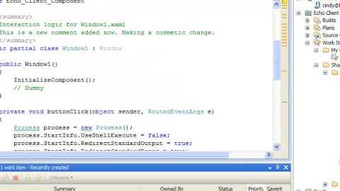 Part 2: Heterogeneous development using RTC Eclipse, RTC MS Visual Studio IDE, and Web Browser