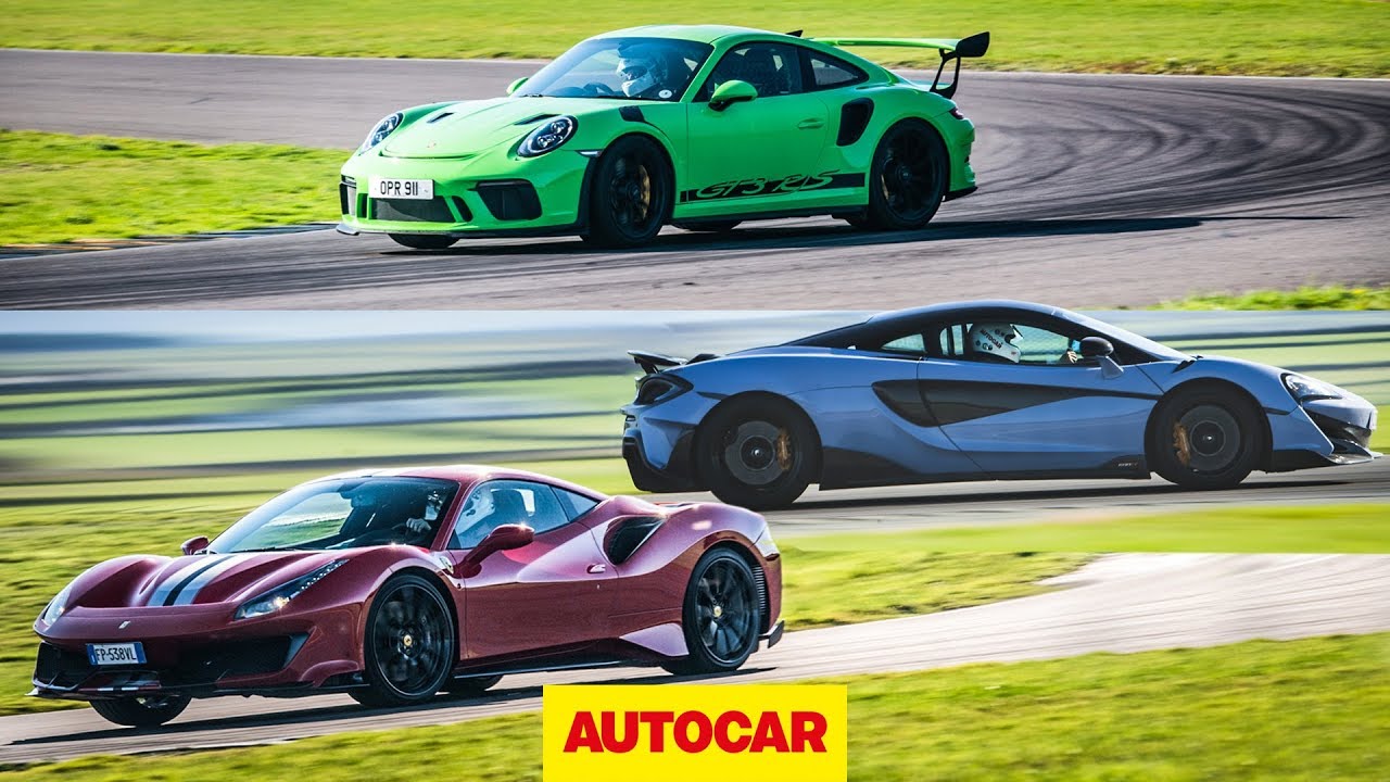 Ferrari 488 Pista Vs Mclaren 600lt Vs Porsche 911 Gt3 Rs 0 100mph 0 And Lap Times Autocar