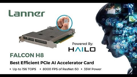 Lanner Falcon H8 - The Best Efficient PCIe AI Accelerator Card