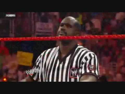 WWE RAW Shaq Lays The "Shaqdown"