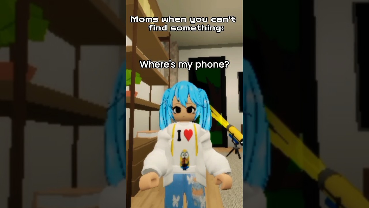Moms when you can't find something 😭🤣 #roblox #shorts