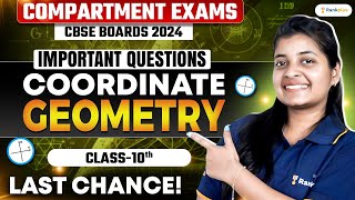 Coordinate Geometry I Important Questions | Class 10 Maths | Priyal Ma'am | Rankplus