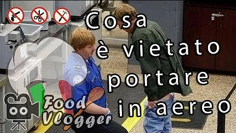Come portare dolci in aereo?