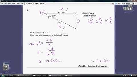 18) Edexcel IGCSE  4H - 4 June 2015 Q8
