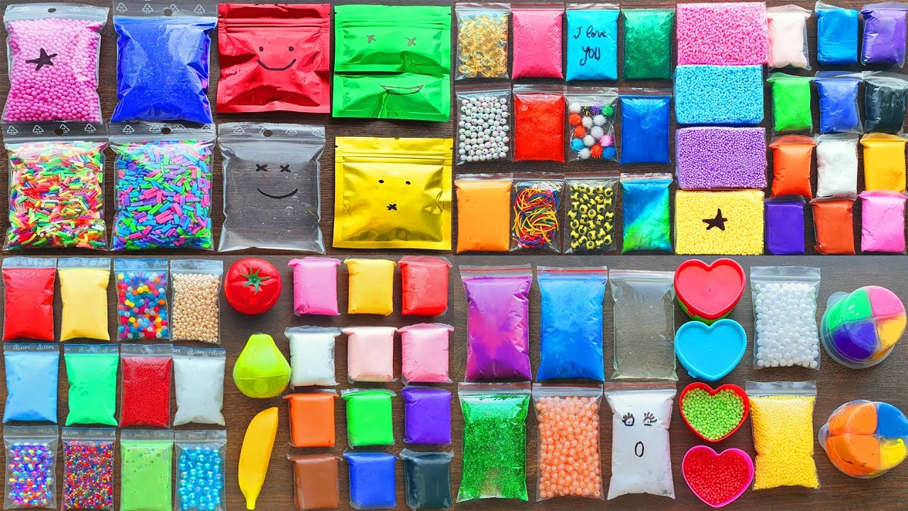 making-relaxing-slime-with-bags-crunchy-asmr-youtube