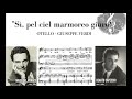 &quot;Si, pel ciel marmoreo giuro&quot; Otello, G. Verdi - Mario Del Monaco and Renato Capecchi (1080p HD)