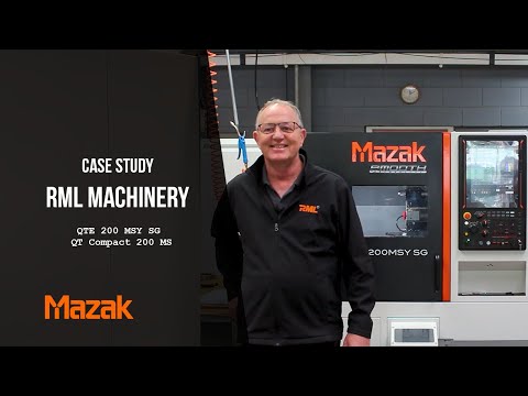 Case Study RML Machinery - Mazak QTE 200 MSY SG - QT Compact 200 MS