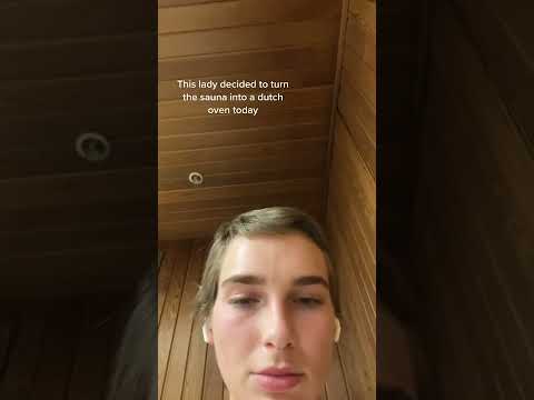 Woman Lets Out Fart In Sauna