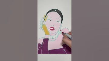 Color with me using Copic Markers #shorts