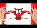 How To Draw Mushu For Beginners | Mulan