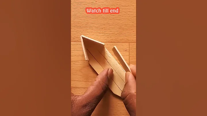 Ice cream stick Boat #shorts #shortsvideo #boat #jimikki #vijay  #craft #diy #popsicle