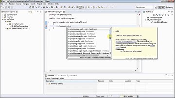 Java Tutorials | Hello World in JAVA using Eclipse IDE | Learn Java Basics | Your First JAVA Program