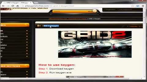 GRID 2 Crack,product Key,KeyGen