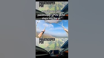 RAW VIDEO: See paratrooper