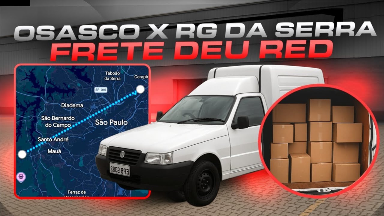 FIZ 400$ REAIS MAIS VOLTEI COM A CARGA TODA NA FIORINO!