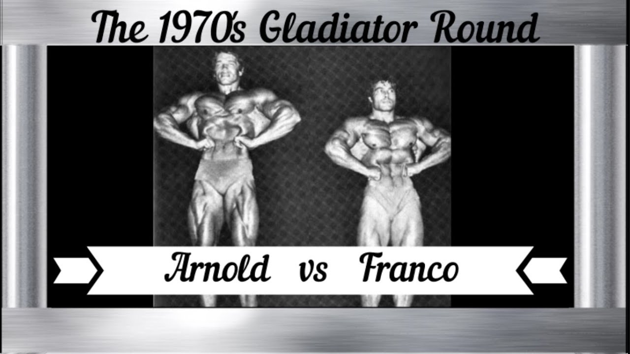Arnold Schwarzenegger vs Franco Columbu (1970s Gladiator Round)