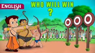Chhota Bheem - Who Will Win ? | Archery Game Video for Kids | Cartoon Stories in English