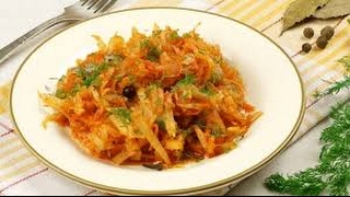 Капуста тушеная с фасолью. Новый рецепт! Капуста тушеная с фасолью. Новый рецепт!
