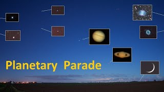 Planetary Parade 2021/2022  Venus, Saturn, Jupiter, Uranus, Neptune and...
