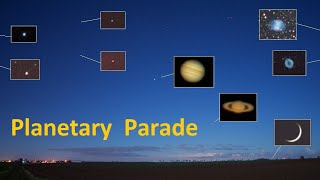 Planetary Parade 2021/2022 - Venus, Saturn, Jupiter, Uranus, Neptune and...