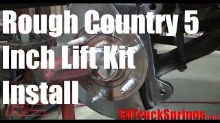 Rough Country 5 Inch Lift Kit for Chevy Silverado Installation  - Model # 262.20  Tutorial   Review
