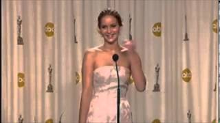 Jennifer Lawrence wins best actress Oscars 2013