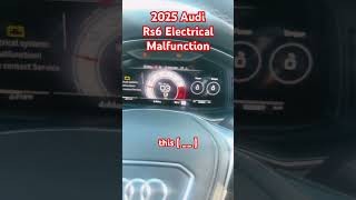 Electrical Malfunction on brand New Audi Rs6 Avant, WTF!🤬