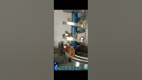 Spiral Conveyor Bottles transfer (Intertech India 2020)