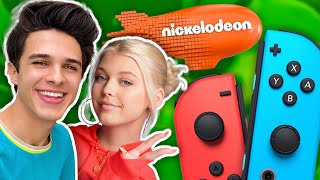 Brent Rivera & Loren Gray Play Nintendo Switch at the Nickelodeon Kids' Choice Awards