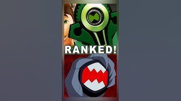 Omnitrix Designs Ranked Worst to Best for Ben 10! #ben10 #ranked #fyp