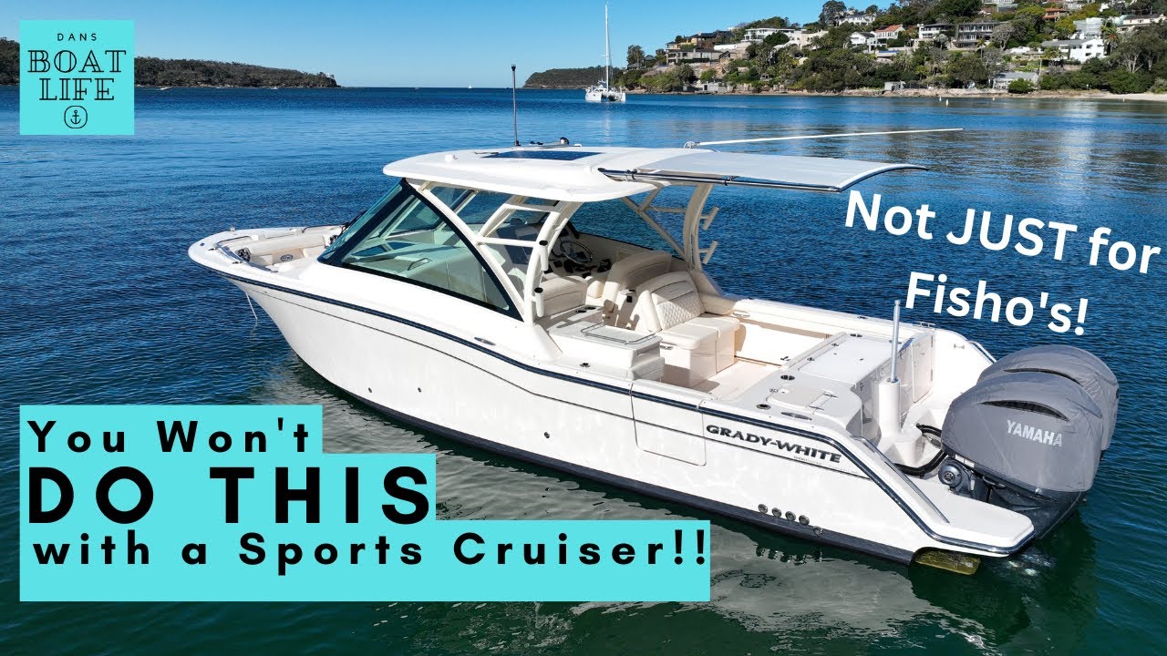 ⁣CHECK THIS OUT before you buy a Sports Cruiser! Grady White Freedom 325 - Perfect for Real Watermen!