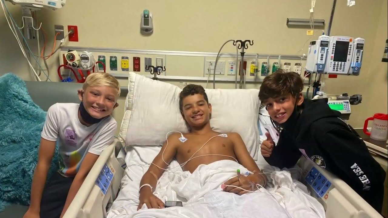 12-year-old boy recovering from shark bite