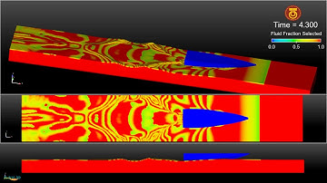 Wake Generated by Random Hull Form