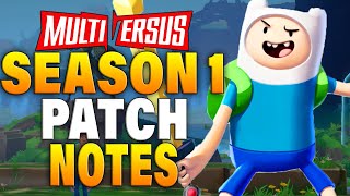 FINN & BUGS BUNNY NERFED! - MultiVersus Season 1 Full Patch Notes