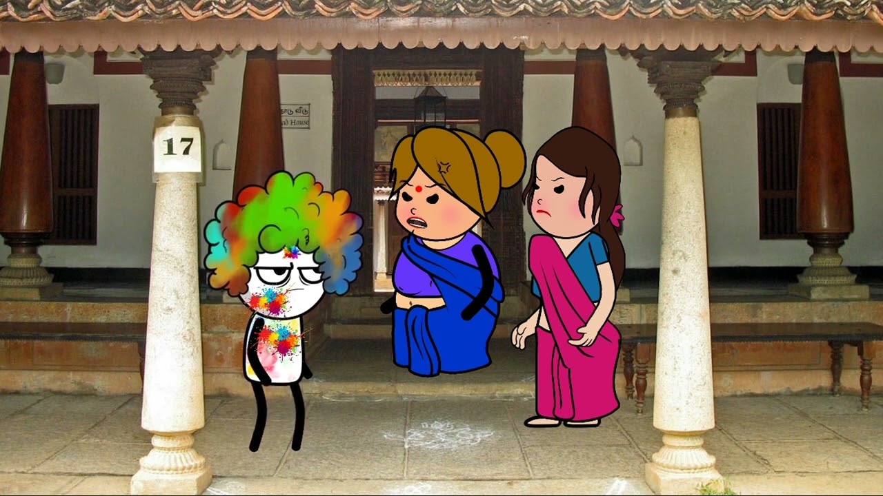 ಹೋಳಿ ಆಡಿ ಬಂದ ಮಂಜನಿಗೆ ಅಮ್ಮನ ಕ್ಲಾಸ್#kannadacomedy#hallistories#hallikathe#hallikatte#holihabba#halli#